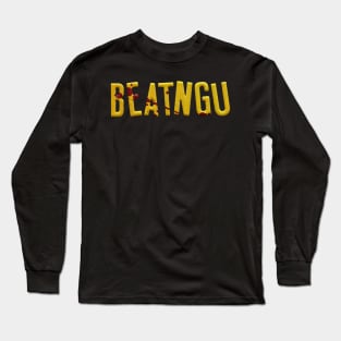 Beatngu Jeepers Creepers - Blood Stained License Plate Long Sleeve T-Shirt